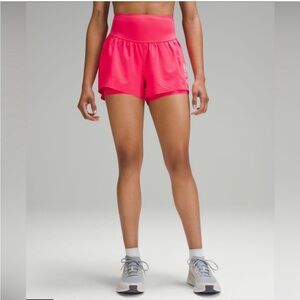 Lululemon Nulux Road to Trail High-Rise
Short  - 4" size 8 pink
